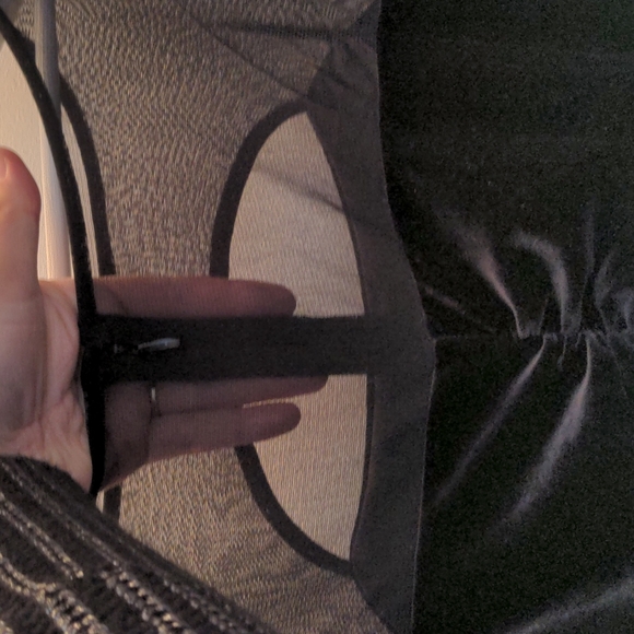 Black velvet dress 1X BNWT - Picture 6 of 8